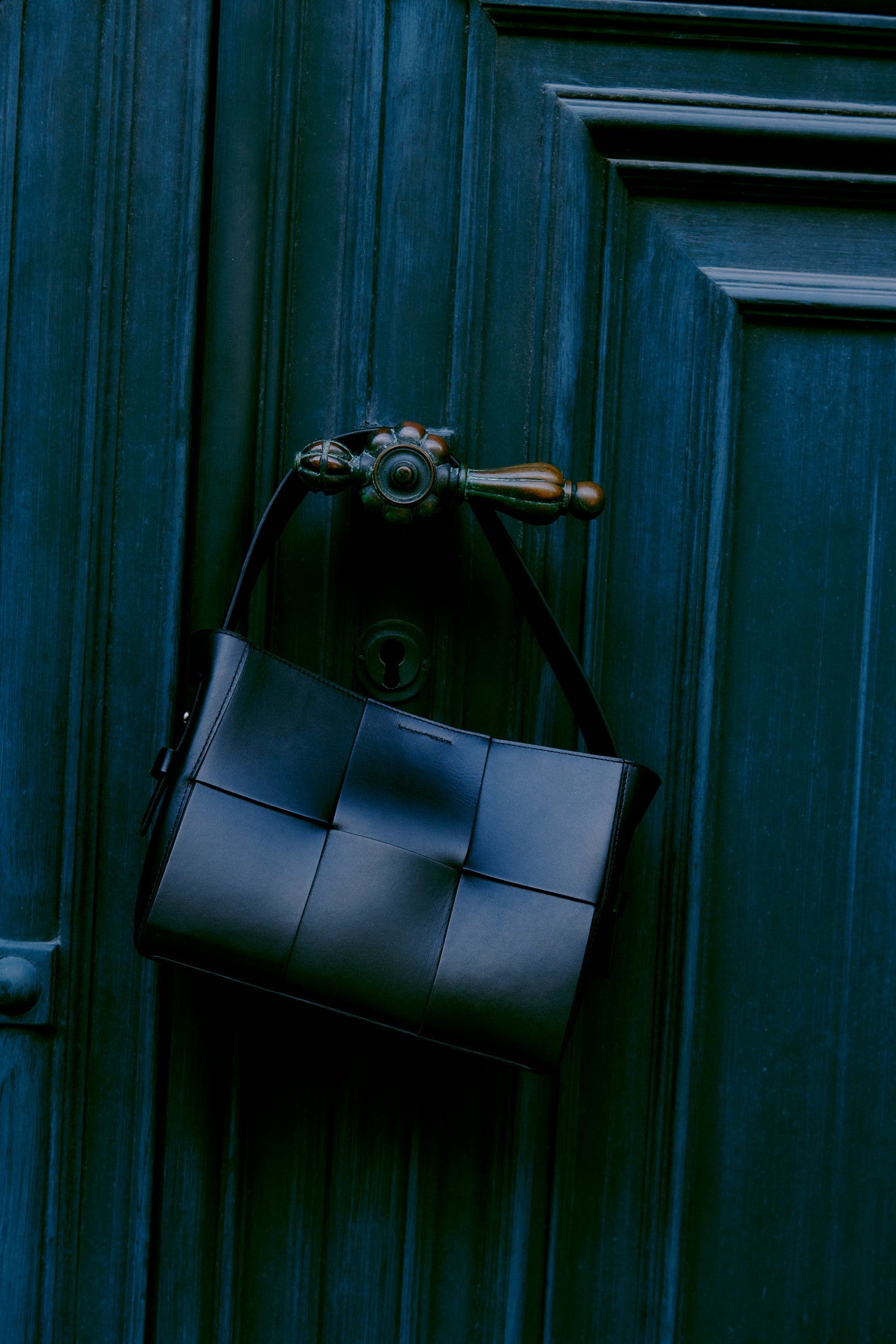 Leabra lædertaske - sort